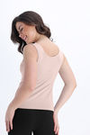Zivame Knit Poly Padded Camisole - Sepia Rose — thumbnail 4